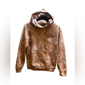 TALENTLESS Tan Plush Sweater Cozy Fleece size XS